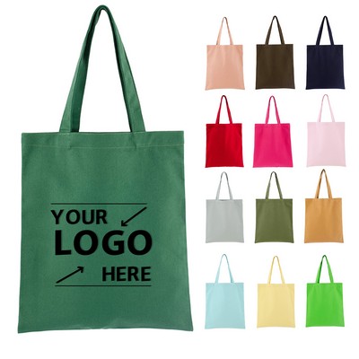 14 Oz. Canvas Tote Bag, Eco-Friendly Reusable Shopping Bag(13.78"x 15.75")